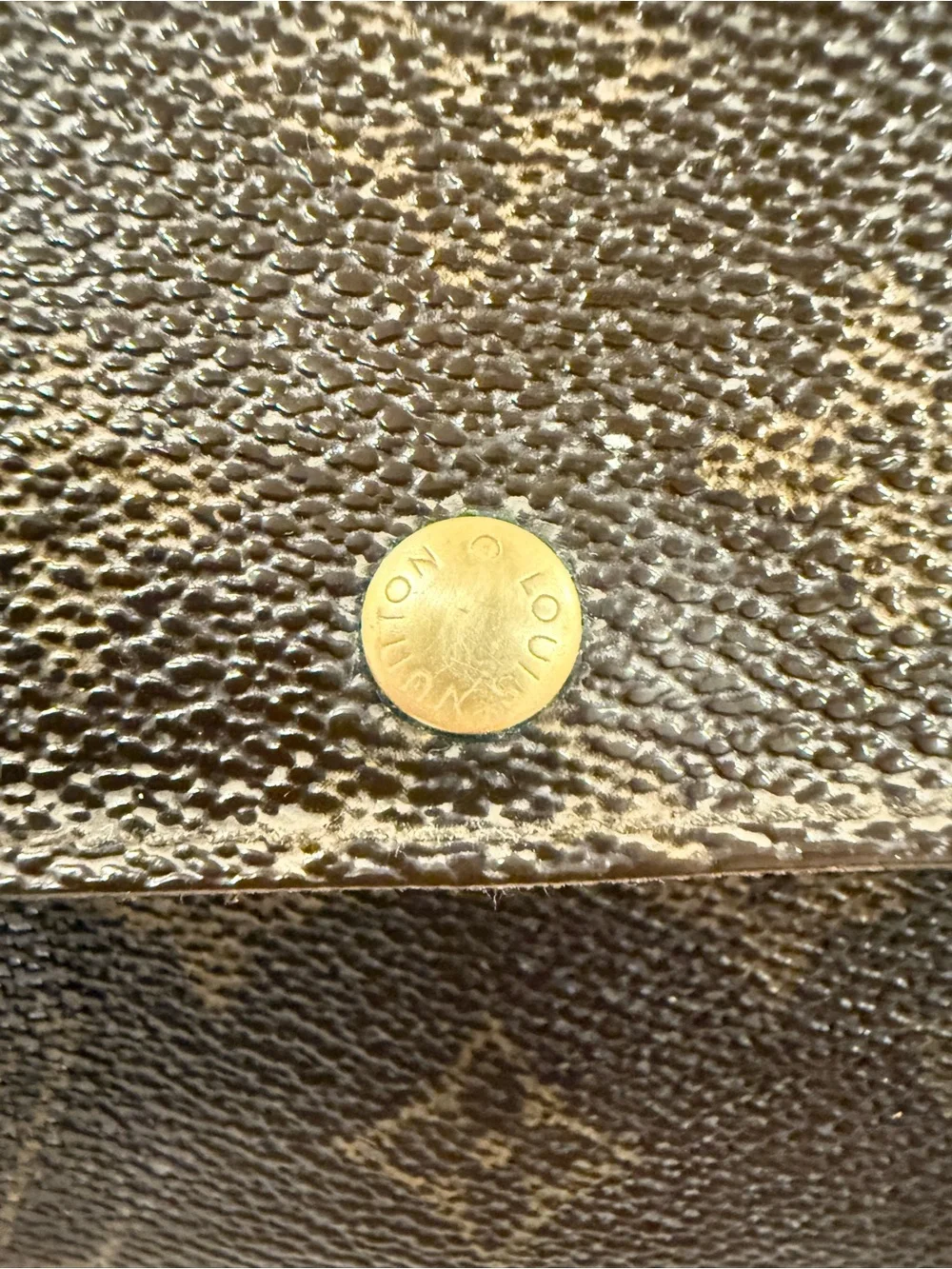 Louis Vuitton Brown Monogram Canvas Snap Wallet